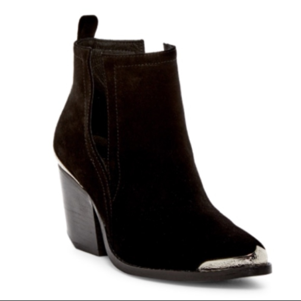 Black Western Style Booties